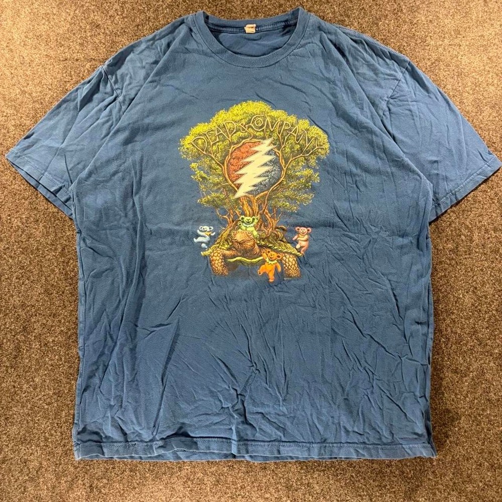 Next Level Grateful Dead 2016 Summer Tour T Shirt Mens XXL Blue Band Tee